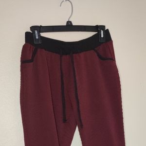 Maroon bottoms sz L